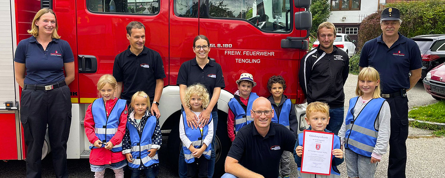 Ein Freudentag für die Feuerwehr Tengling