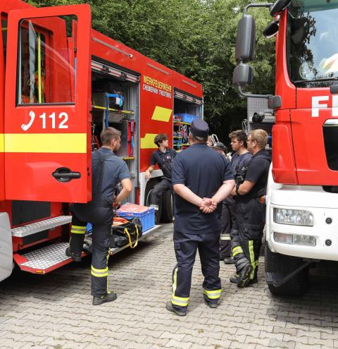 Die Werkfeuerwehr Chemiepark Trostberg